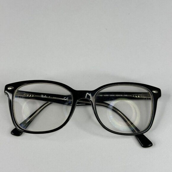 Ray-Ban‎ Black Retro Eyeglasses Frames Only With Black Hard Case - Picture 6 of 16